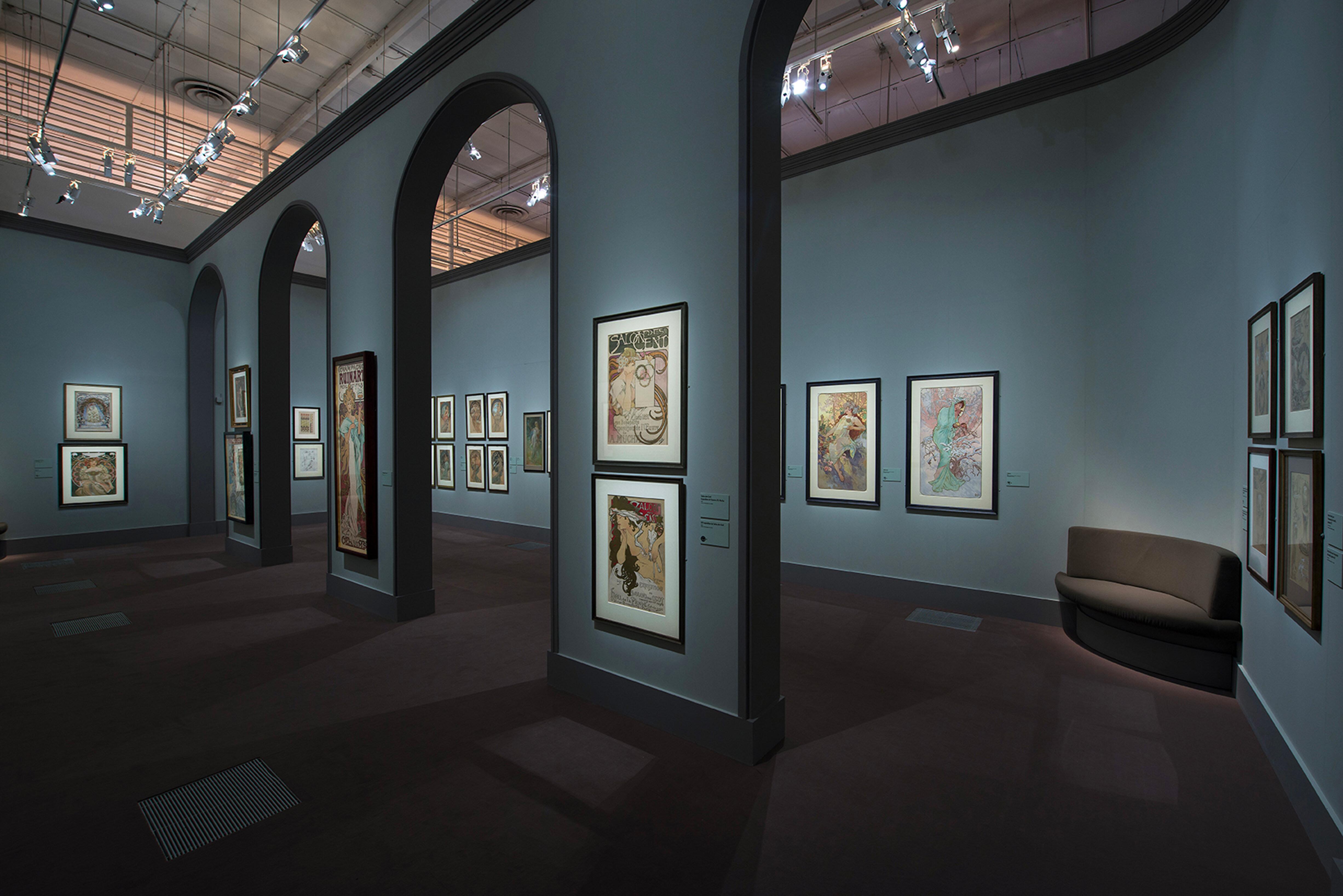Exposition Mucha au Musée du Luxembourg, 2018, © Didier Plowy pour la Rmn – Grand Palais 